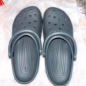 Grey crocs